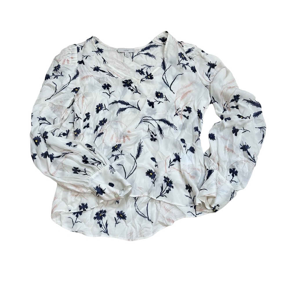 Joie Yadra Silk Blouse XXS - Picture 9 of 10